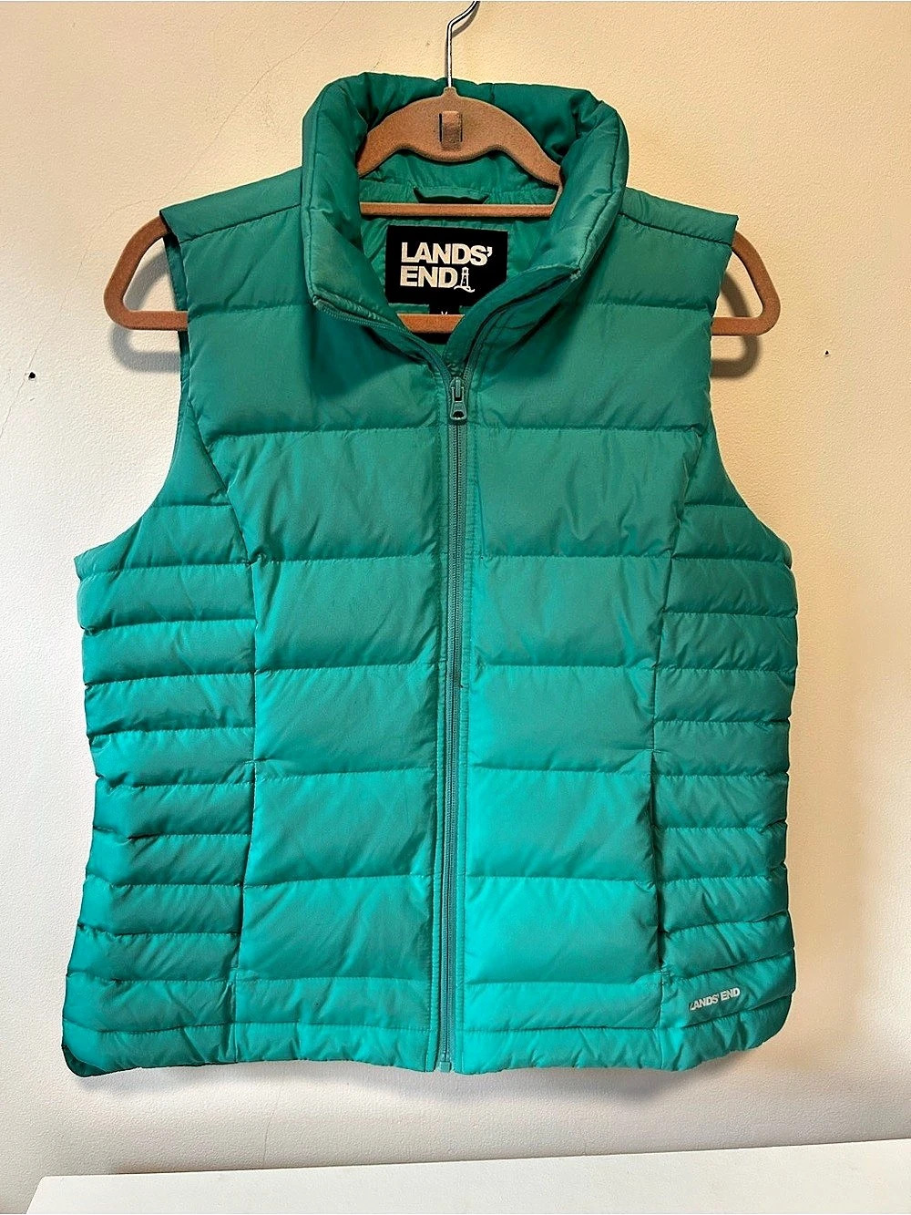 Lands' End Women's Quilted Puffer Vest Size Medium